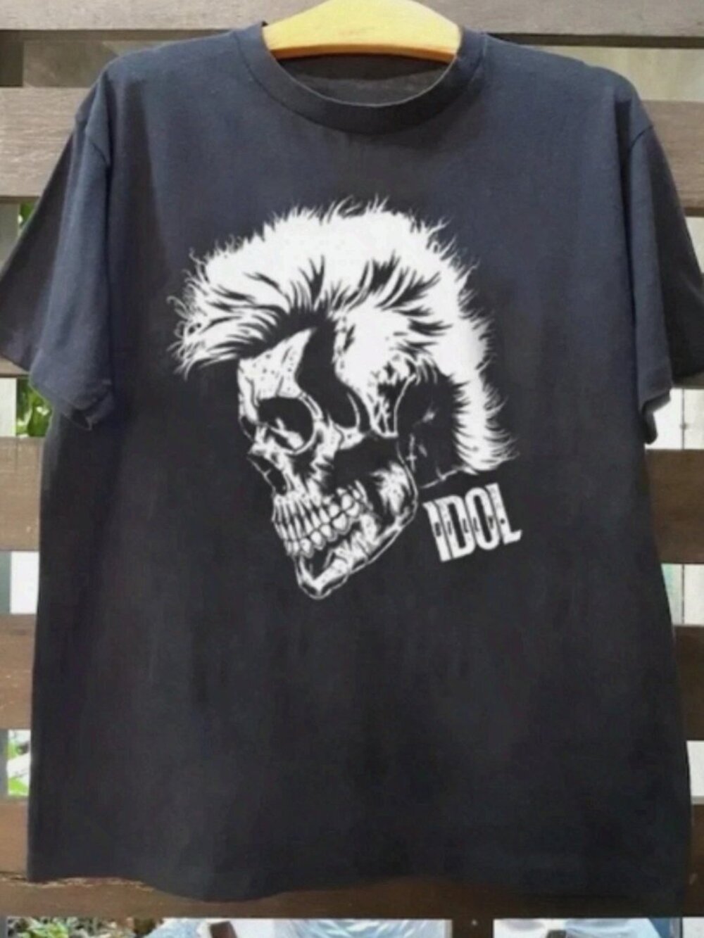Billy Idol Punk Skull Graphic T-Shirt